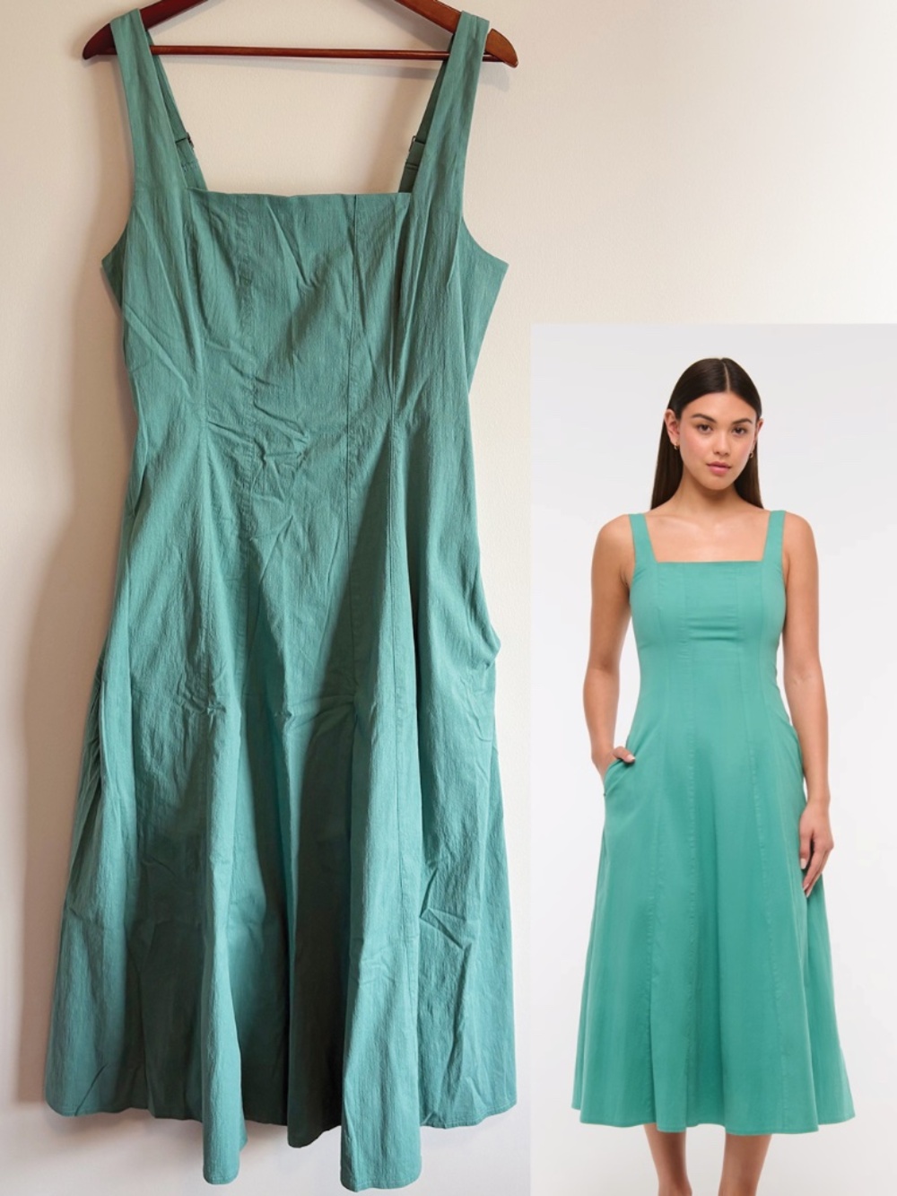 New The A&F Mila Midi Dress